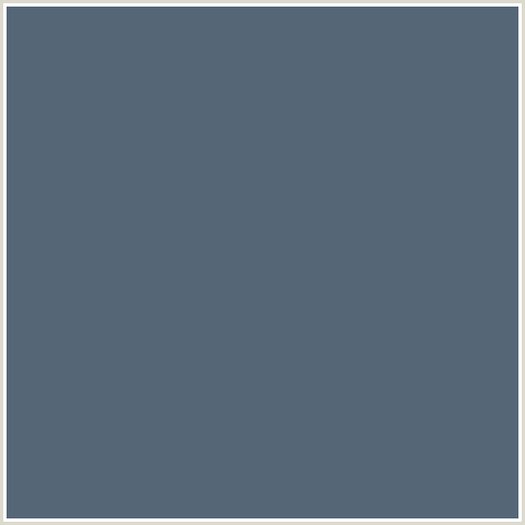 556677 Hex Color Image (BLUE, SHUTTLE GRAY)