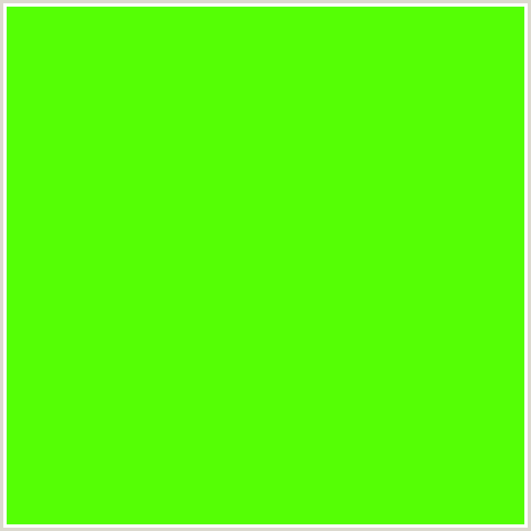 55FF05 Hex Color Image (BRIGHT GREEN, GREEN)
