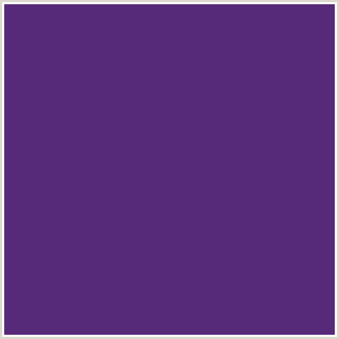 572A79 Hex Color Image (EMINENCE, VIOLET BLUE)