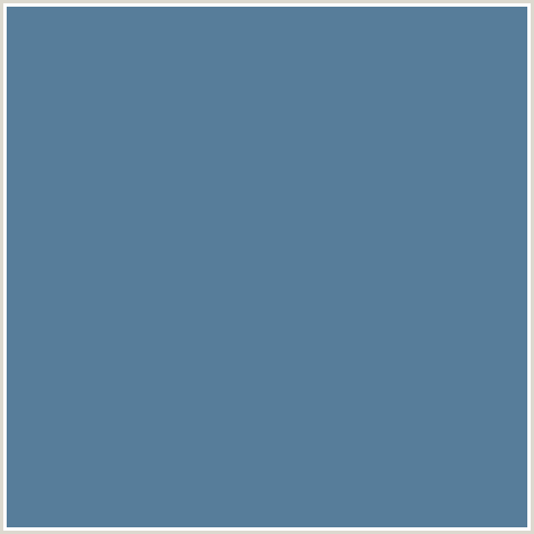 577D9A Hex Color Image (BLUE, HORIZON)