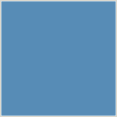 578CB6 Hex Color Image (BLUE, HIPPIE BLUE)