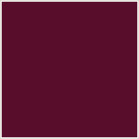 580D2B Hex Color Image (MAROON OAK, RED)