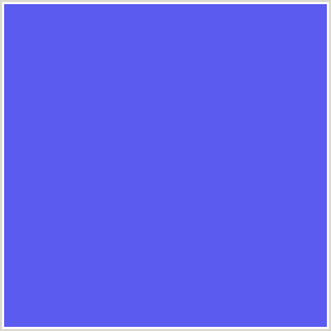 5B5BF0 Hex Color Image ()
