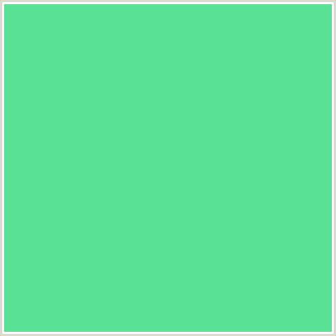 5BE196 Hex Color Image ()