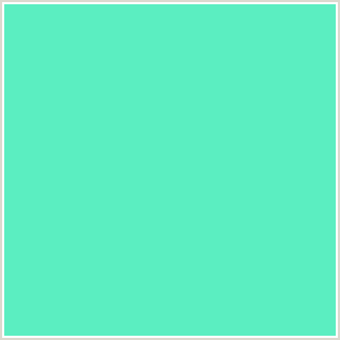 5BEEC1 Hex Color Image (BLUE GREEN, TURQUOISE BLUE)