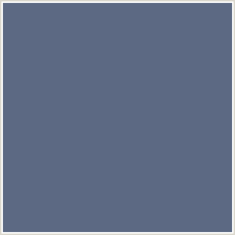5C6983 Hex Color Image (BLUE, COMET)