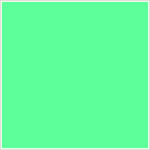 5CFF9A Hex Color Image (GREEN BLUE)