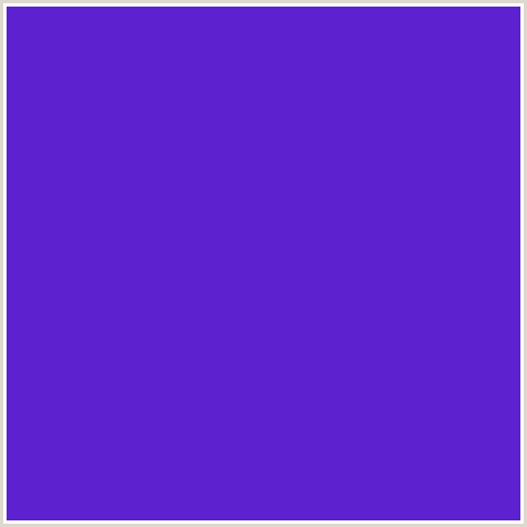 5E21CF Hex Color Image (BLUE VIOLET, PURPLE HEART)