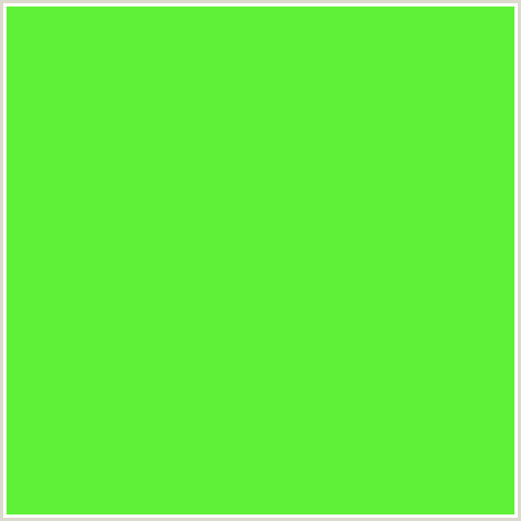 5FF138 Hex Color Image ()