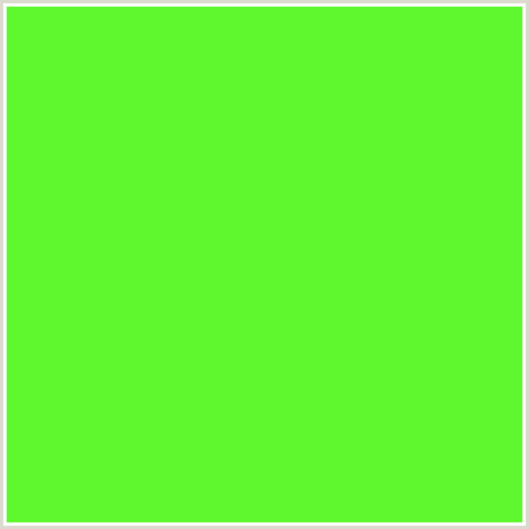 5FF72D Hex Color Image (BRIGHT GREEN, GREEN)