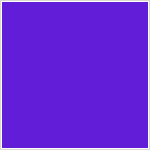 621DD8 Hex Color Image (BLUE VIOLET, PURPLE HEART)