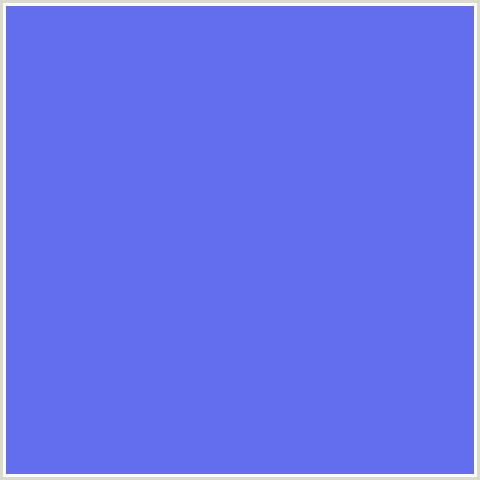 626EED Hex Color Image (BLUE, CORNFLOWER BLUE)