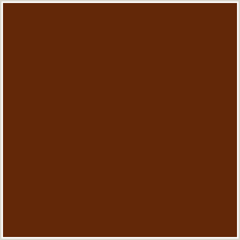 632808 Hex Color Image (BROWN BRAMBLE, ORANGE RED)