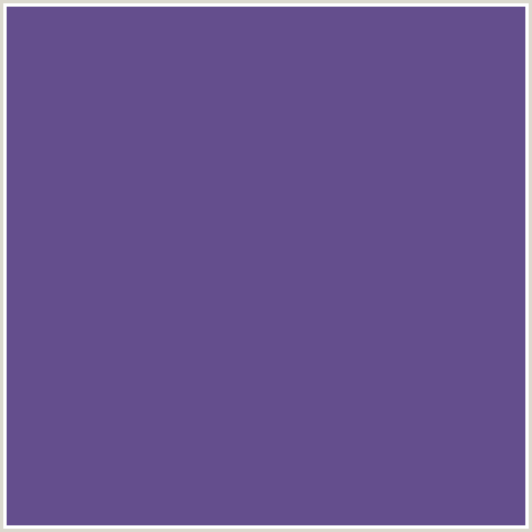 644E8D Hex Color Image (BLUE VIOLET, BUTTERFLY BUSH)