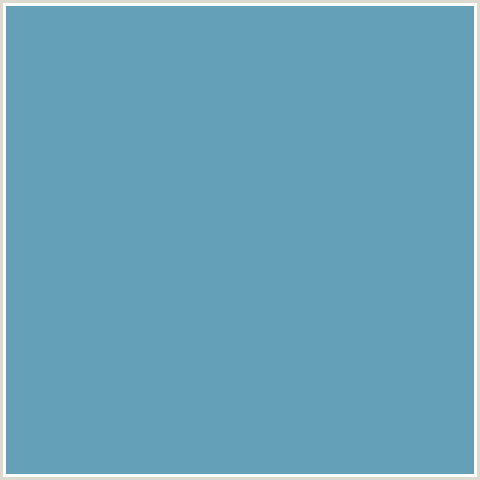 64A0B8 Hex Color Image (HIPPIE BLUE, LIGHT BLUE, TEAL)