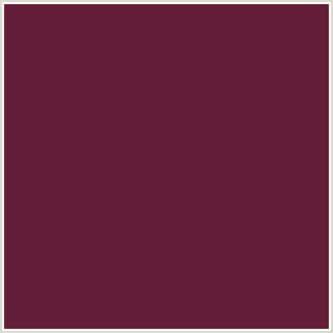 651E38 Hex Color Image (RED, WINE BERRY)