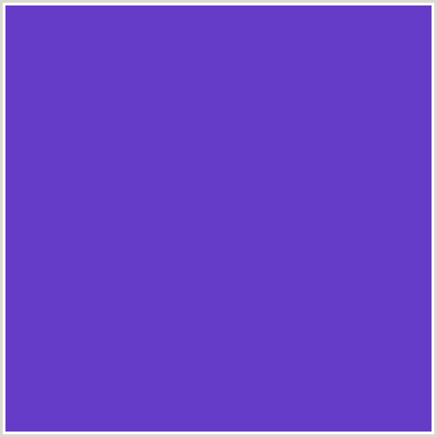 653CC7 Hex Color Image (BLUE VIOLET, PURPLE HEART)