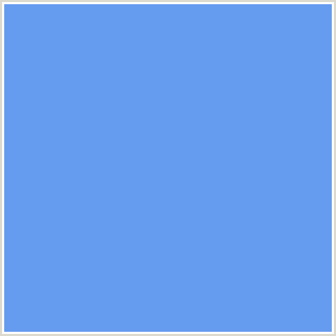 659CEF Hex Color Image (BLUE, CORNFLOWER BLUE)