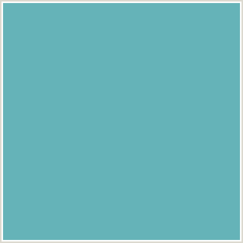 65B3B8 Hex Color Image (LIGHT BLUE, TRADEWIND)