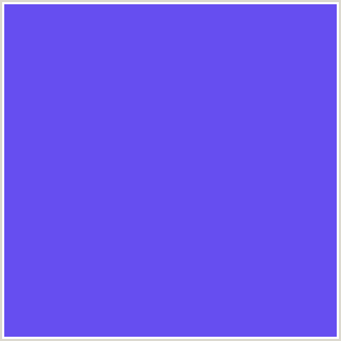 664EF0 Hex Color Image (BLUE, ROYAL BLUE)