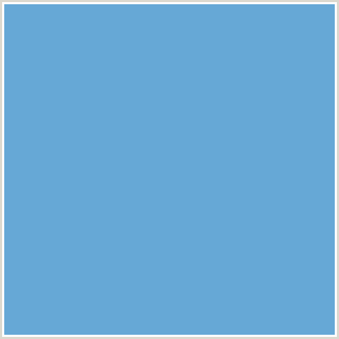 66A8D6 Hex Color Image (BLUE, DANUBE)
