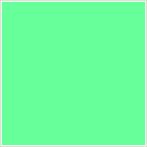 66FF99 Hex Color Image (GREEN BLUE)