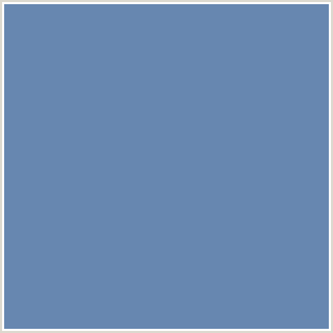 6787B0 Hex Color Image (BLUE, SHIP COVE)