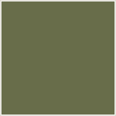 686D4A Hex Color Image (FINCH, YELLOW GREEN)