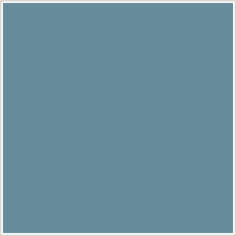 688B9A Hex Color Image (GOTHIC, LIGHT BLUE)