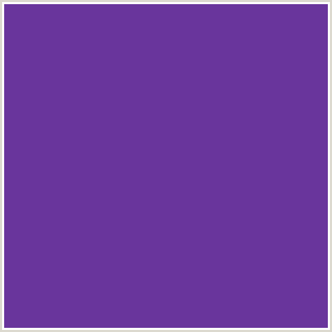 69359C Hex Color Image (ROYAL PURPLE, VIOLET BLUE)