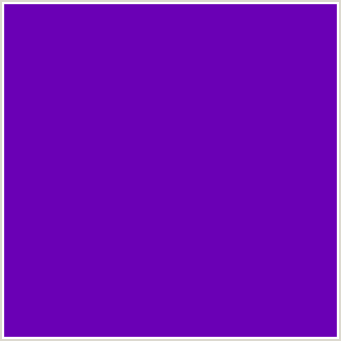 6A00B5 Hex Color Image (PURPLE, VIOLET BLUE)