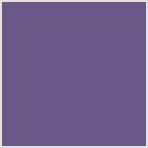 6A5889 Hex Color Image (BLUE VIOLET, RUM)