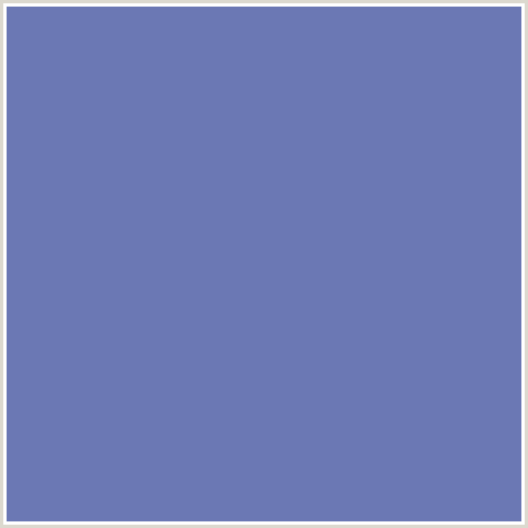 6B78B4 Hex Color Image (BLUE, SHIP COVE)
