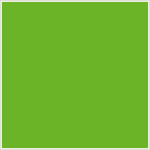 6BB327 Hex Color Image (GREEN, OLIVE DRAB)