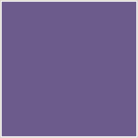 6C5B8C Hex Color Image (BLUE VIOLET, RUM)