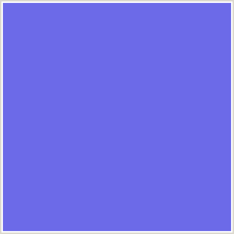 6C6AE8 Hex Color Image (BLUE, CORNFLOWER BLUE)