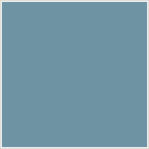 6E94A4 Hex Color Image (GOTHIC, LIGHT BLUE)