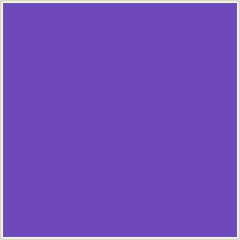 6F4ABB Hex Color Image (BLUE VIOLET, STUDIO)