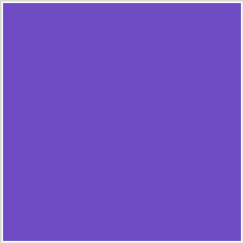 6F4BC4 Hex Color Image (BLUE VIOLET, FUCHSIA BLUE)