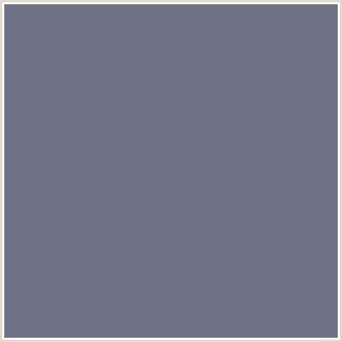 6F7285 Hex Color Image (BLUE, STORM GRAY)