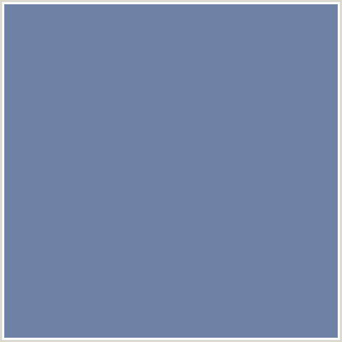 6F81A5 Hex Color Image (BERMUDA GRAY, BLUE)