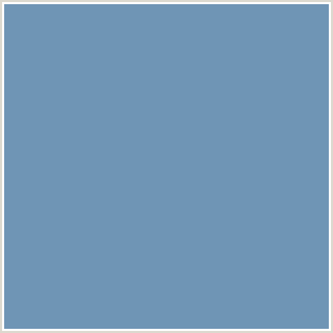 6F95B5 Hex Color Image (BLUE, SHIP COVE)