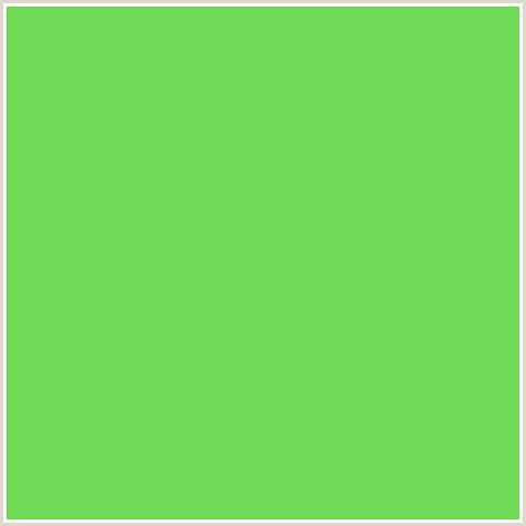 6FD955 Hex Color Image (GREEN, PASTEL GREEN)