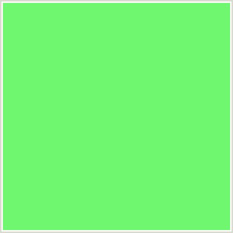 6FF76F Hex Color Image (GREEN)