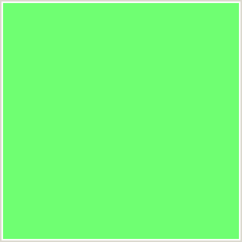 6FFF72 Hex Color Image (GREEN)