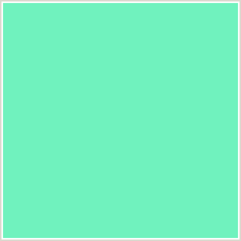 70F2BE Hex Color Image (GREEN BLUE, SPRAY)