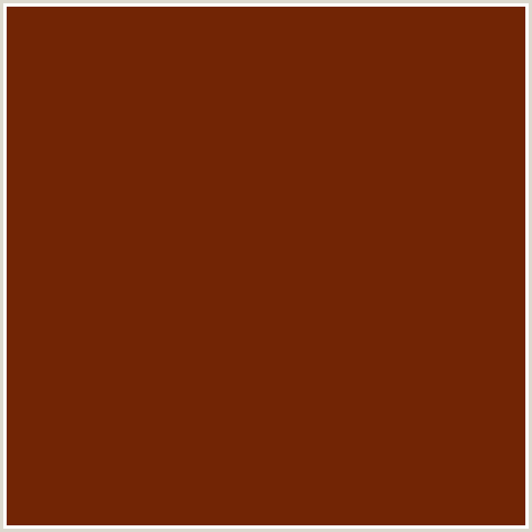 722505 Hex Color Image (KENYAN COPPER, RED ORANGE)