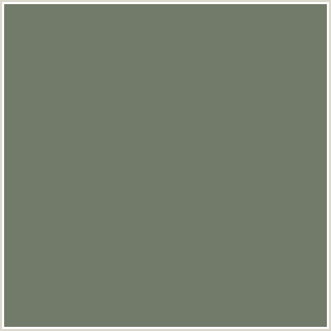 727A6A Hex Color Image (GREEN, LIMED ASH)