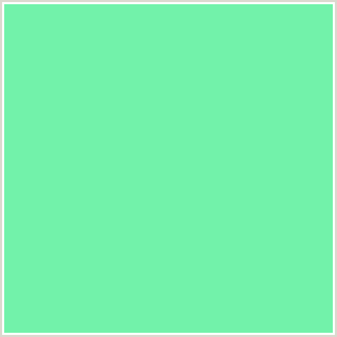 72F2AA Hex Color Image ()