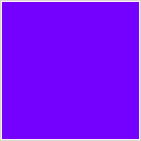 7400FF Hex Color Image (BLUE VIOLET, ELECTRIC VIOLET)